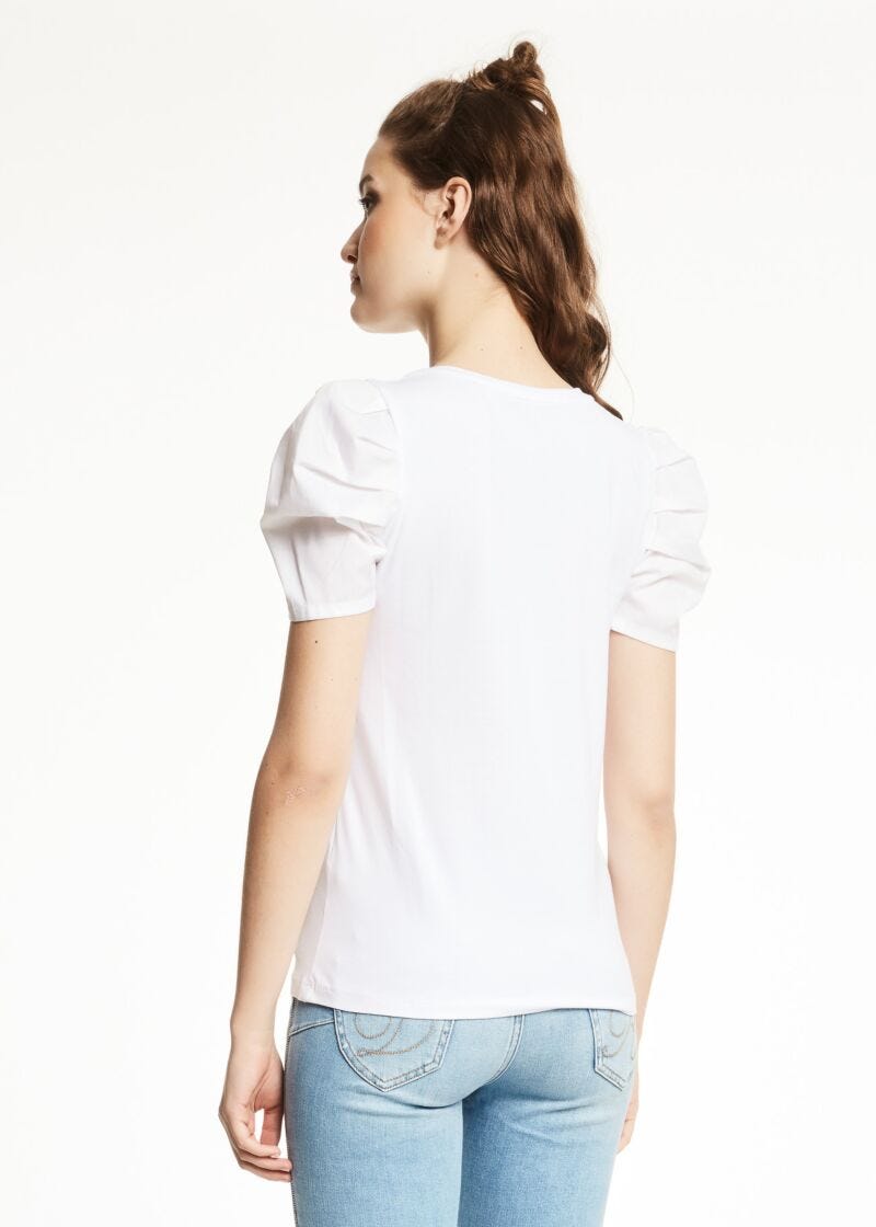 Stretch cotton T-shirt