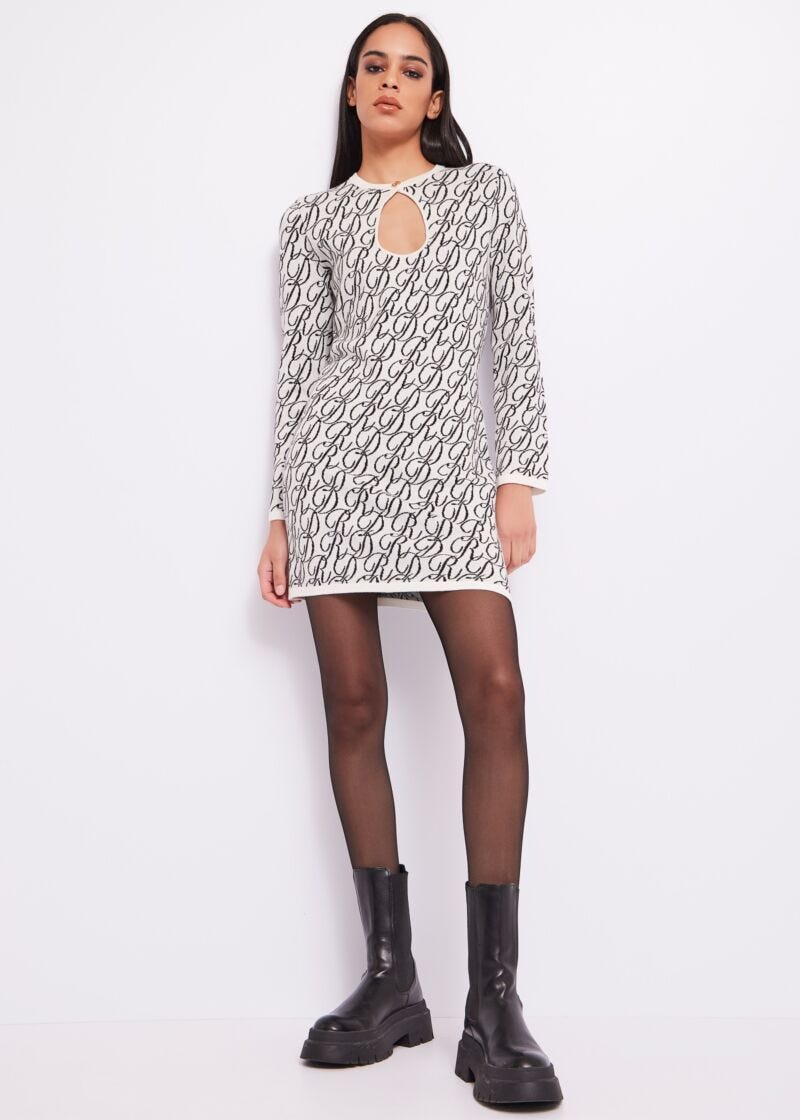 Abito jacquard