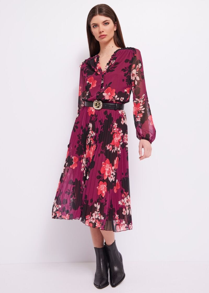 Floral-print dress
