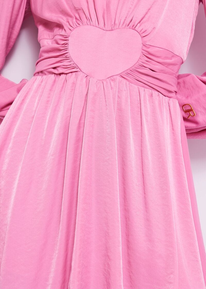 Fluid fabric dress