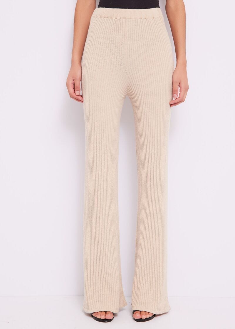 Knit trousers