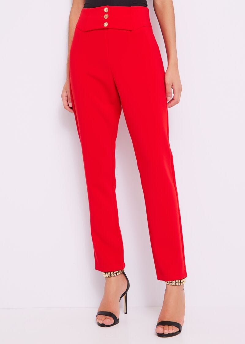 Two-way stretch trousers