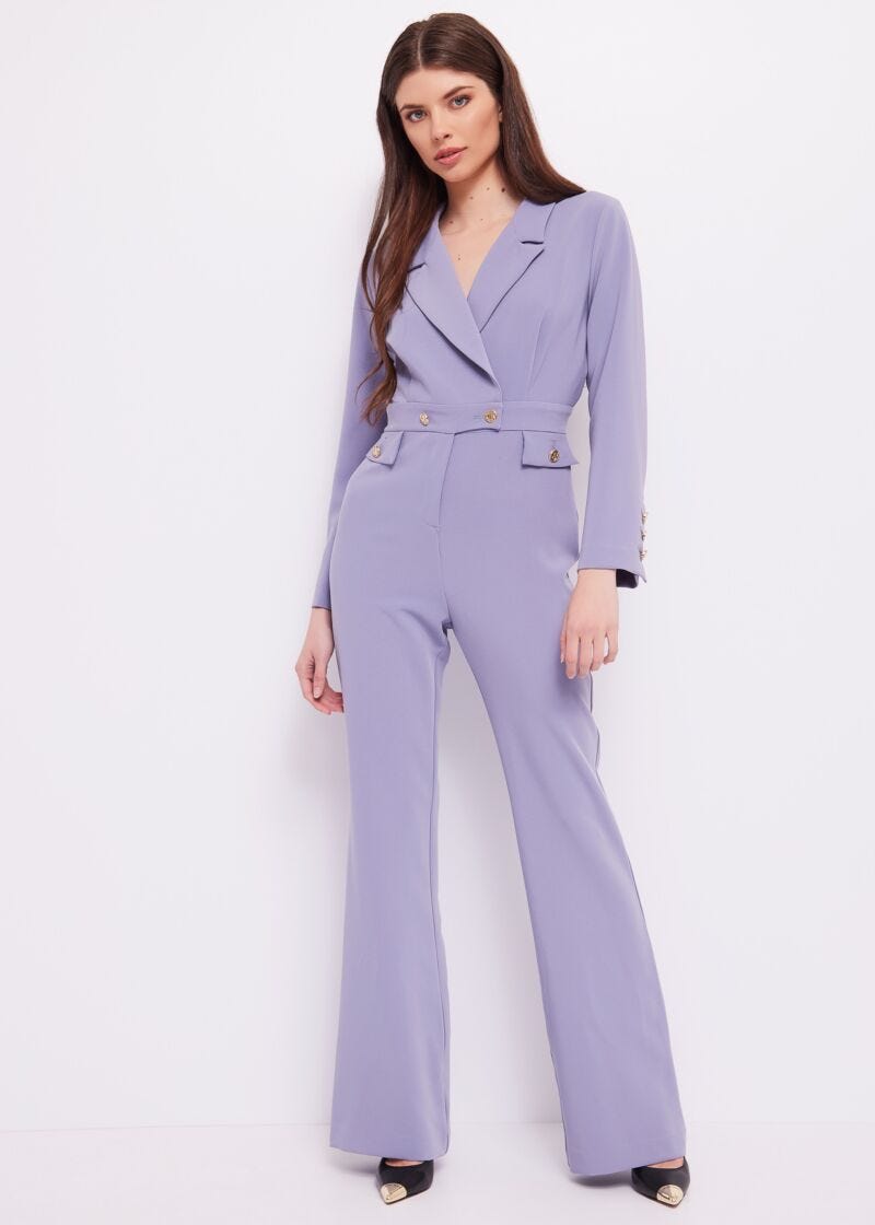 Two-way stretch jumpsuit