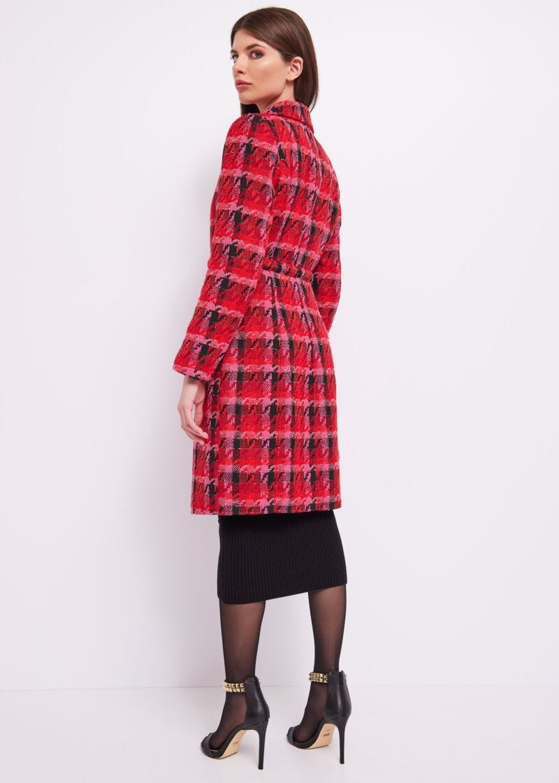 Houndstooth coat