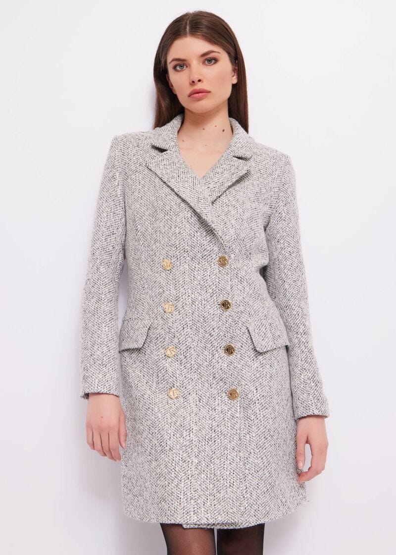 Cappotto con paillettes