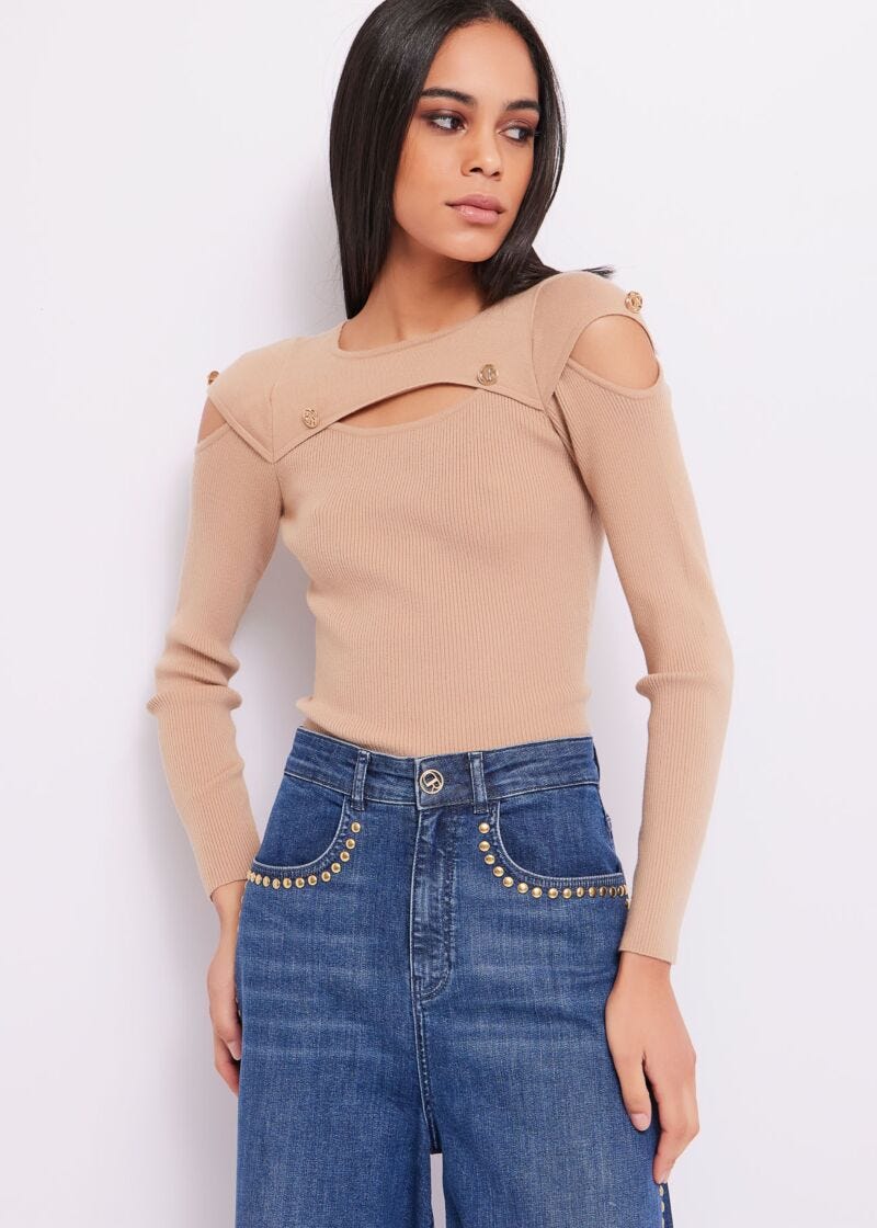 Maglia con bottoni