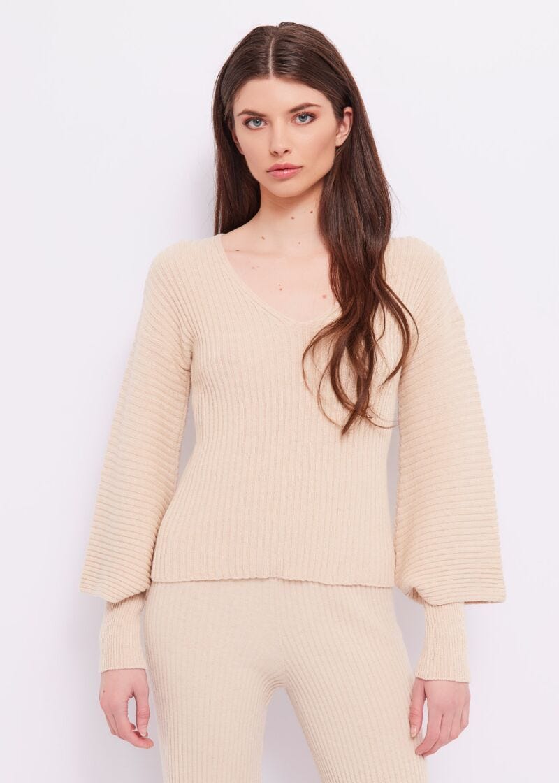 Wool and cashmere blend jumper