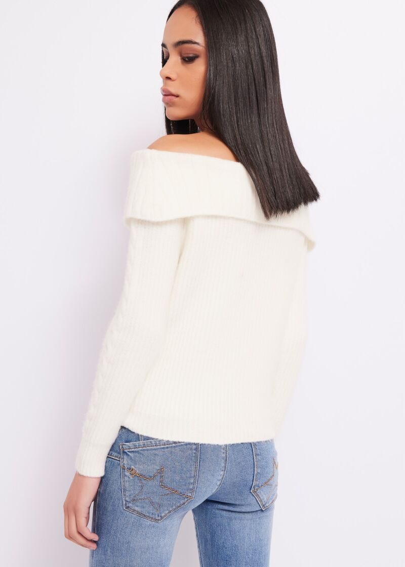 Wool-blend jumper