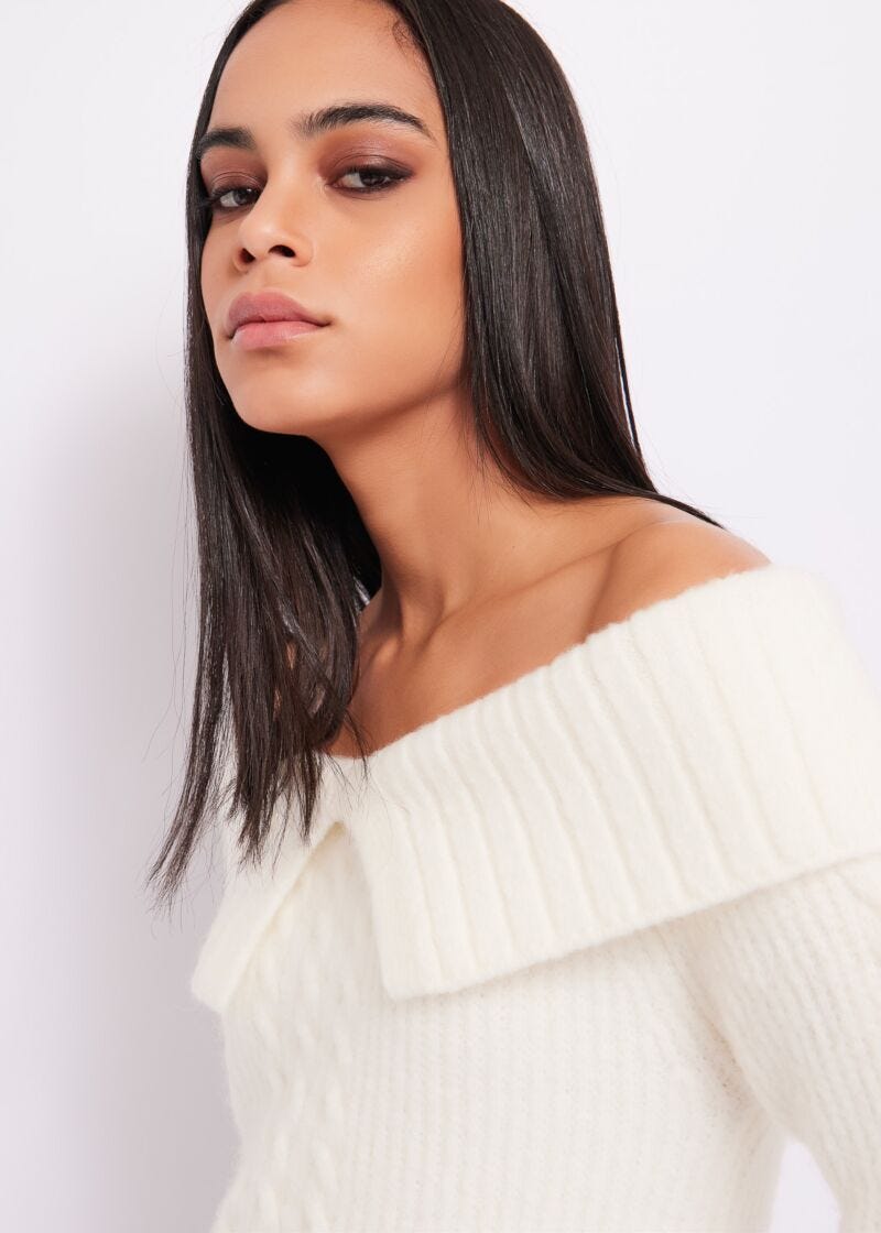 Wool-blend jumper