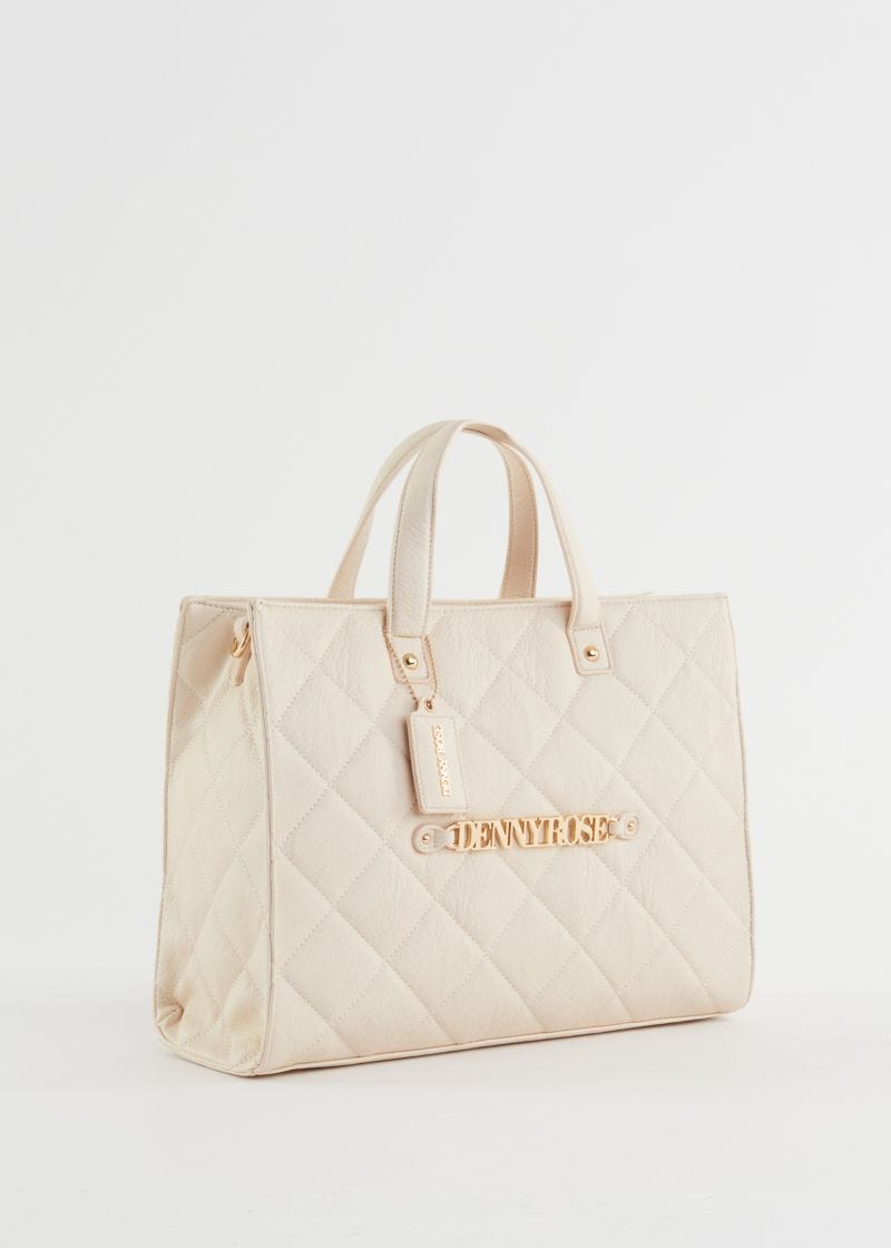 Quilted shopper bag