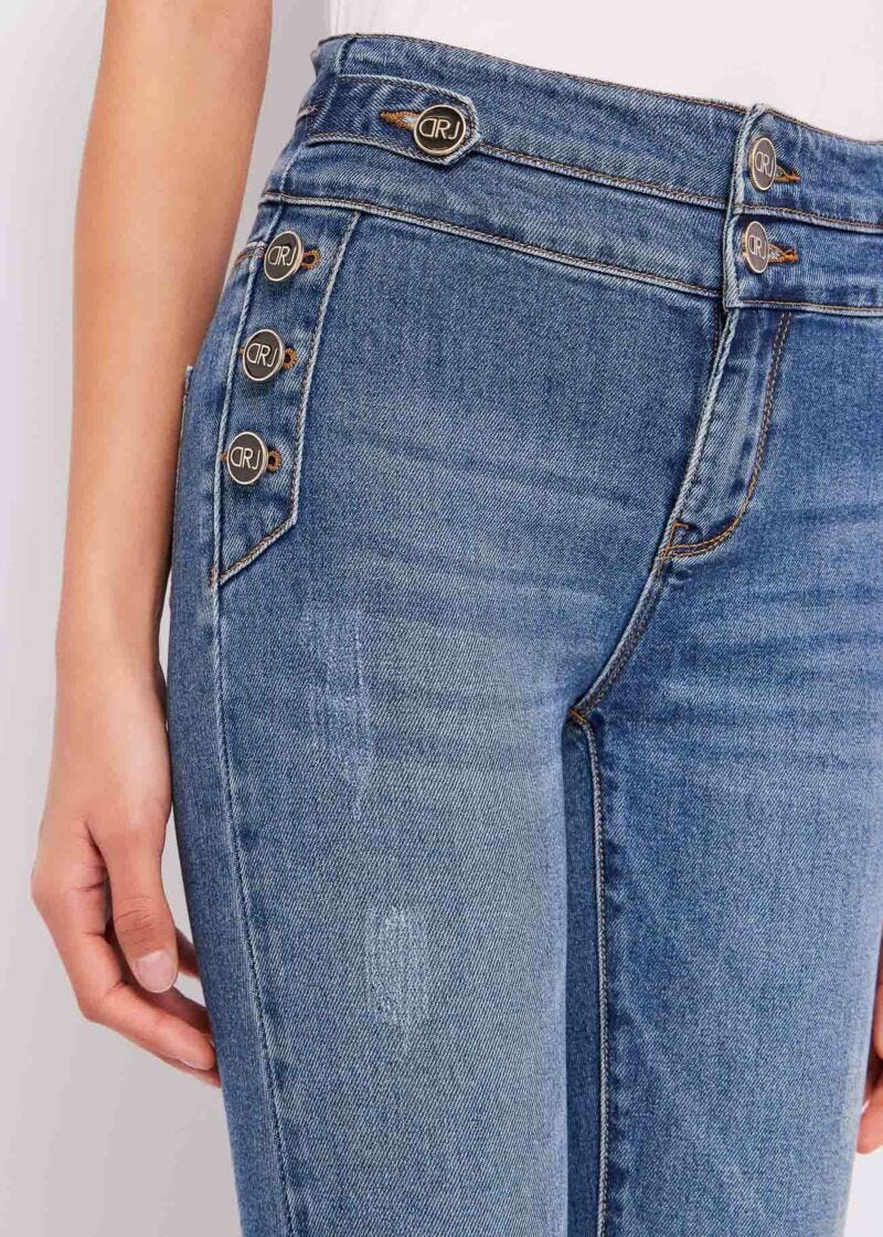 Jeggings con bottoni