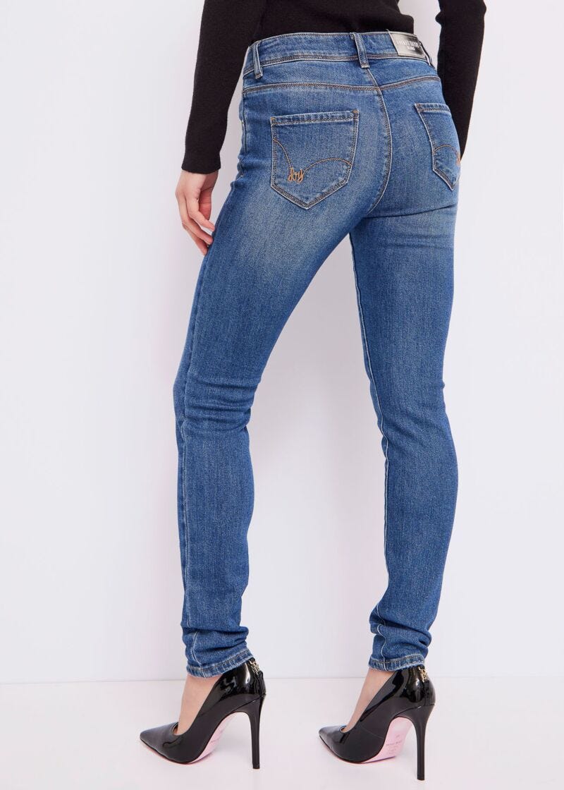 Cropped skinny jeans