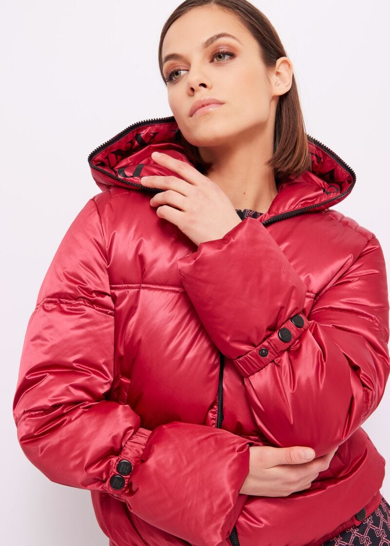 Nylon down jacket