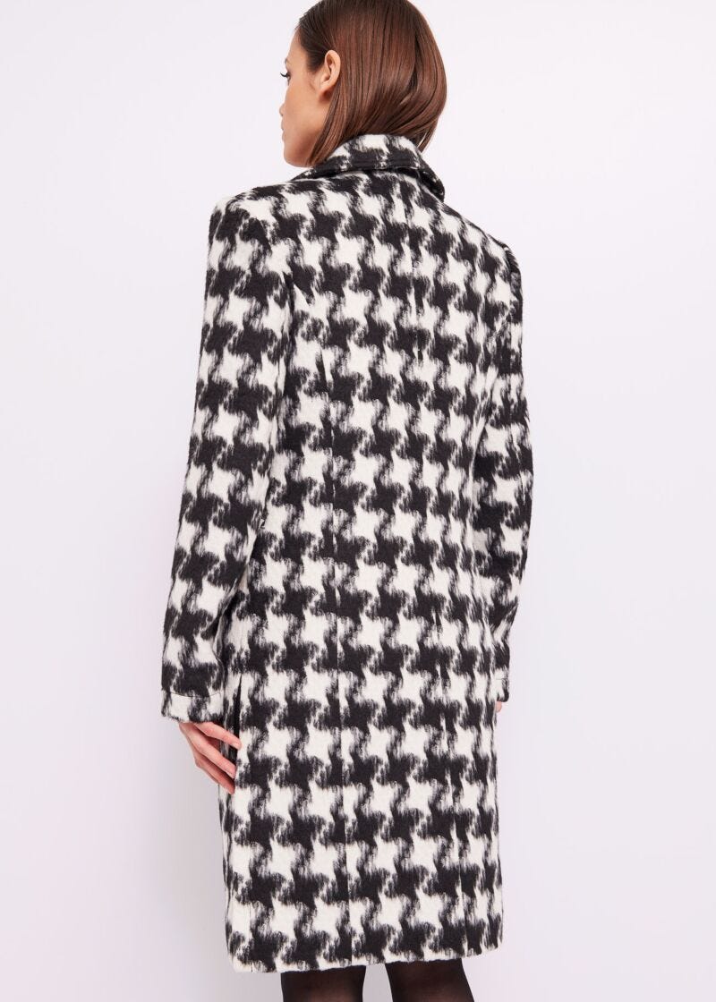 Houndstooth coat