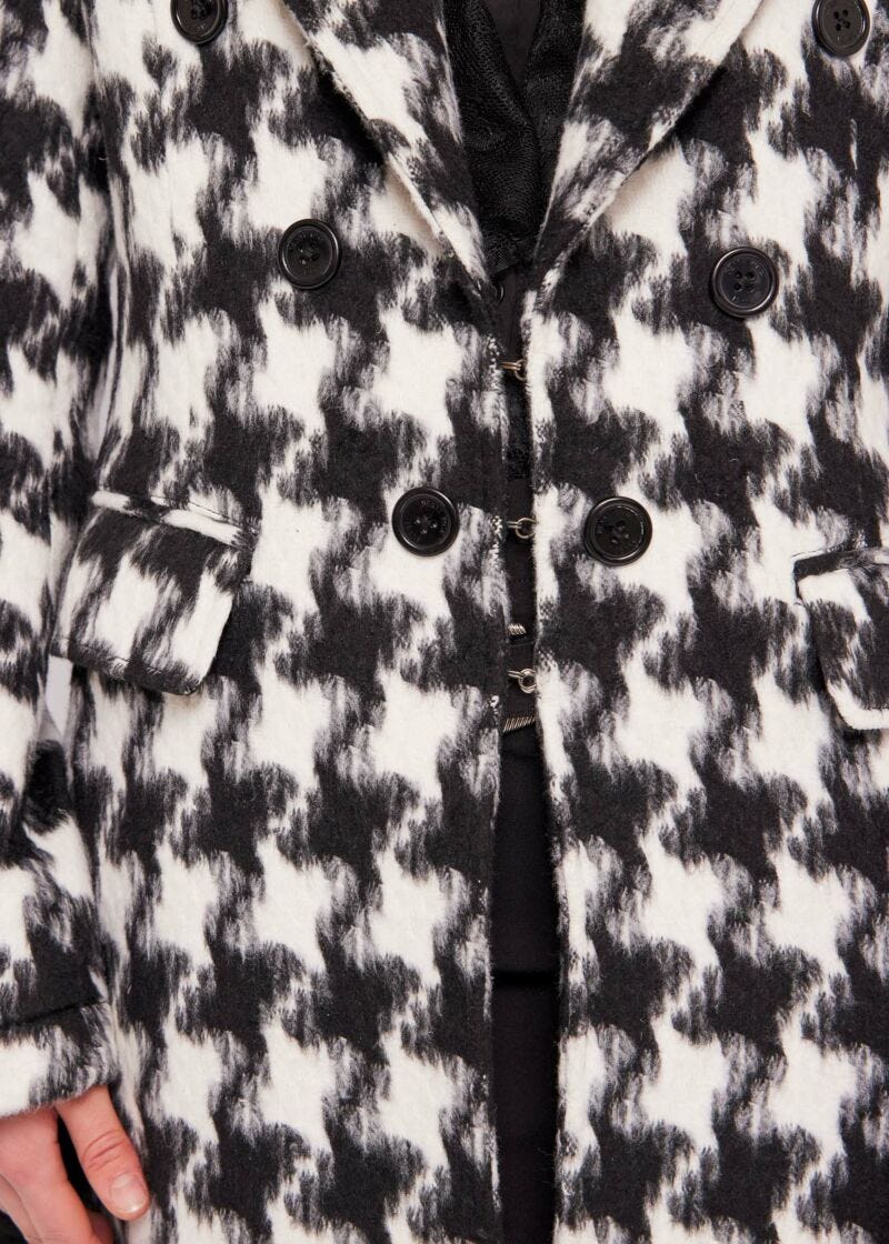 Cappotto pied de poule