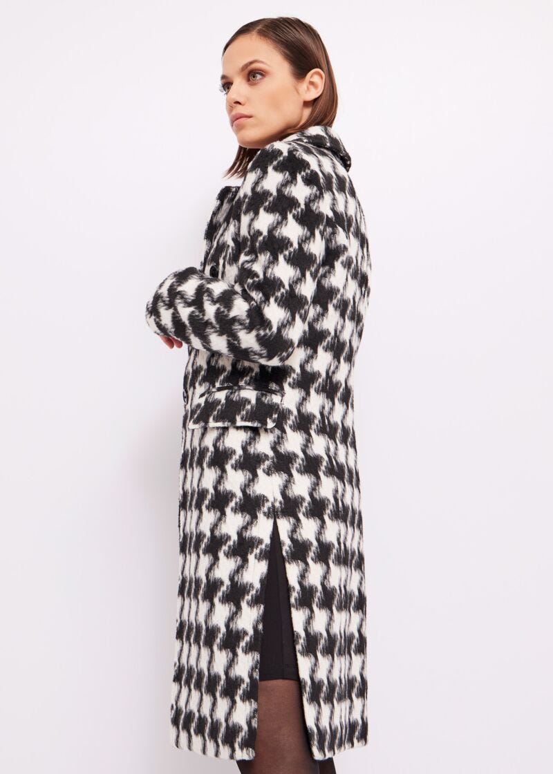 Houndstooth coat