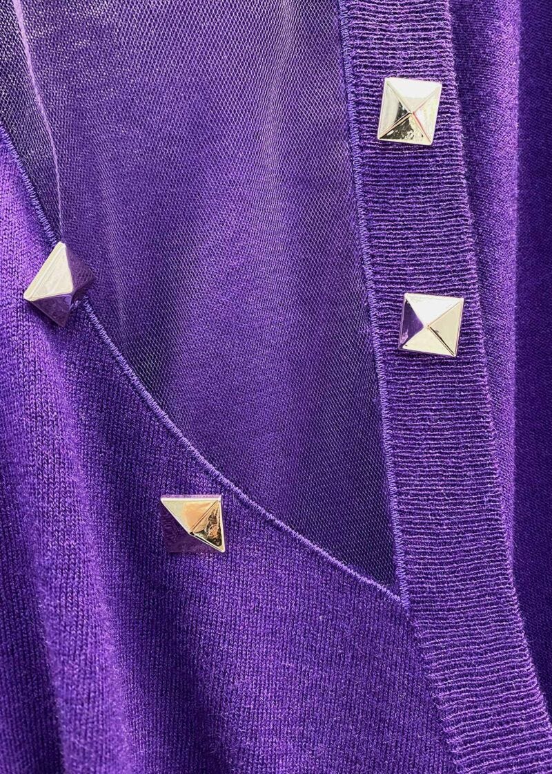 Cardigan in misto lana e cachemire