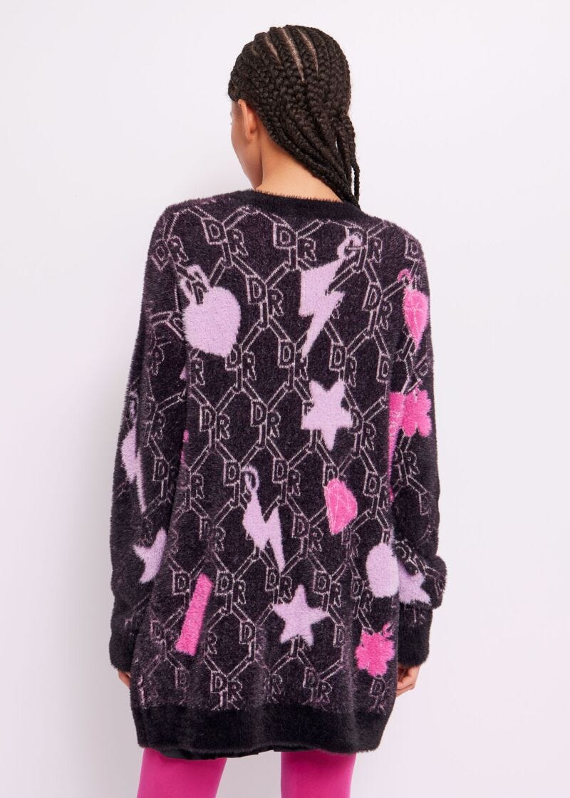 Cardigan jacquard