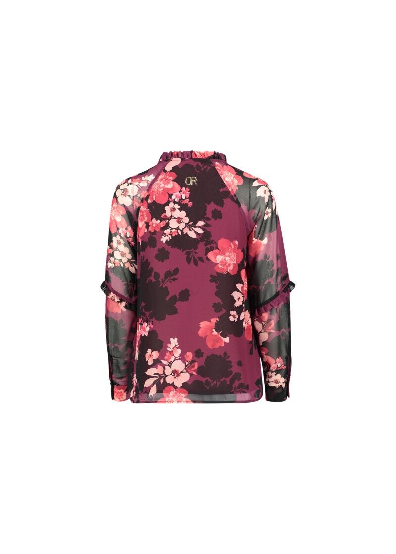 Floral-print blouse