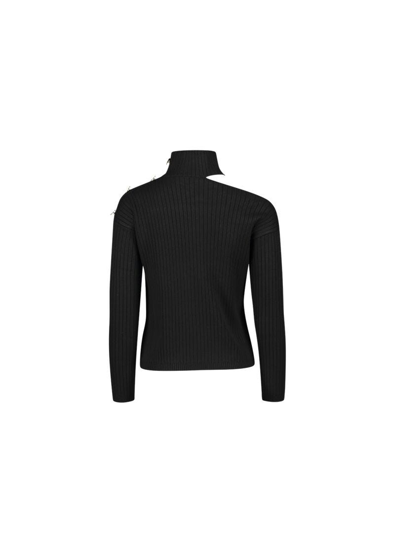 High-neck jumper