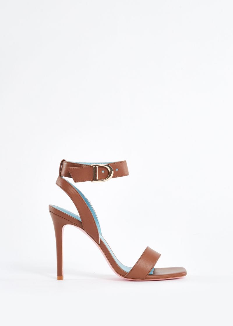 Nappa leather sandals