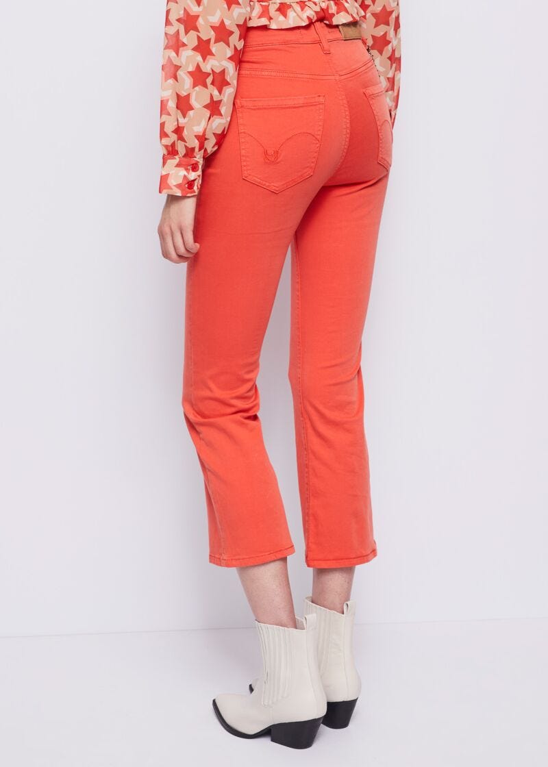 Jeans flaire cropped