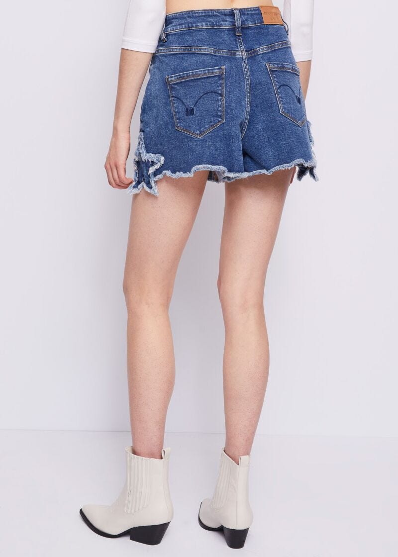 Short in denim