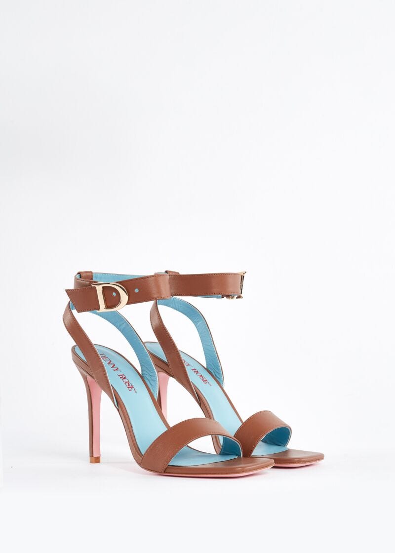 Nappa leather sandals