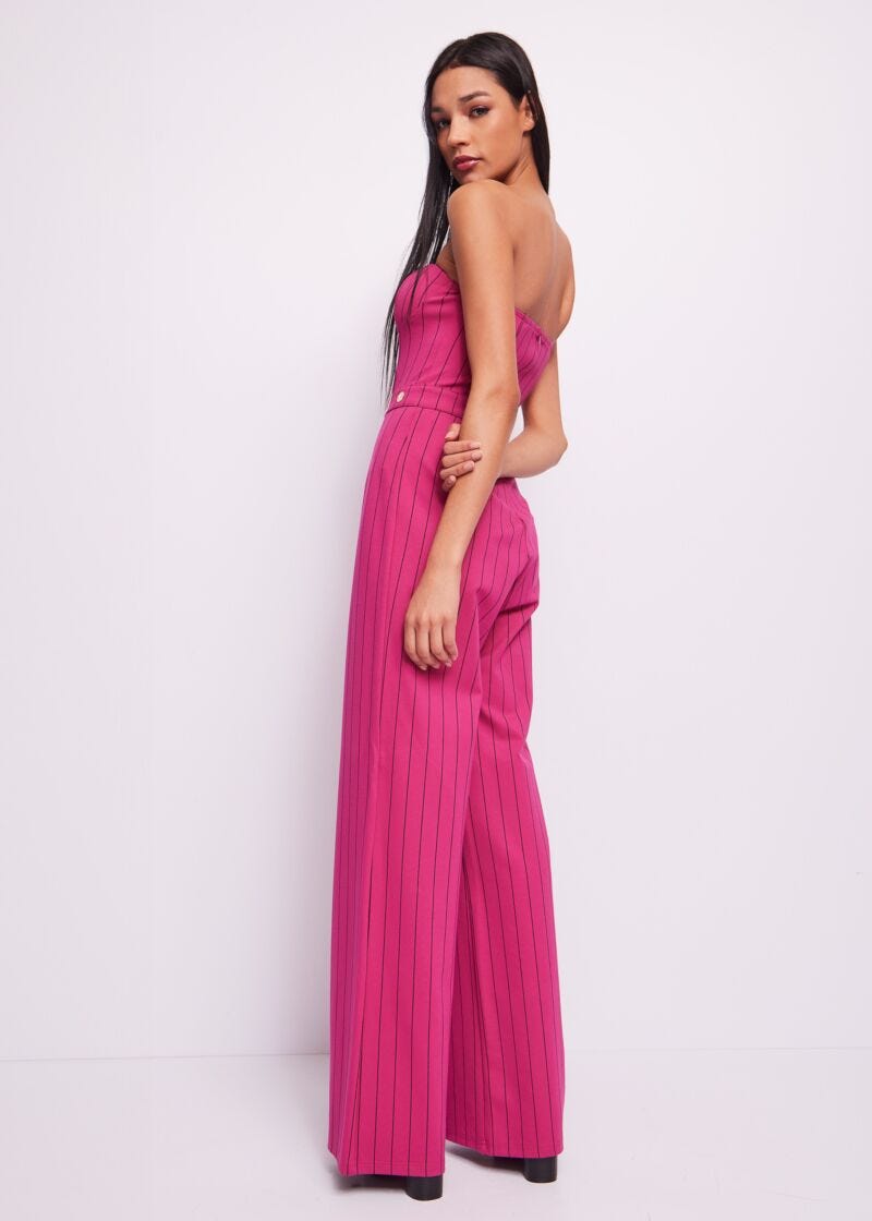 Pinstripe jumpsuit