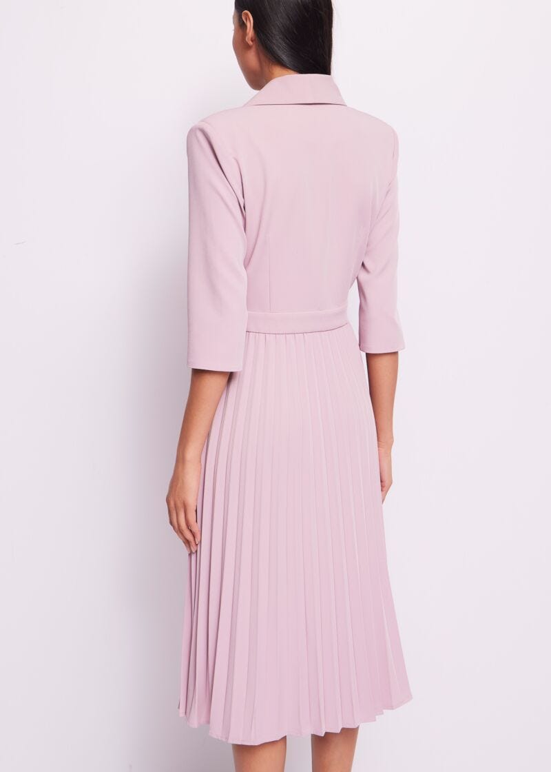 Vestido largo de cady