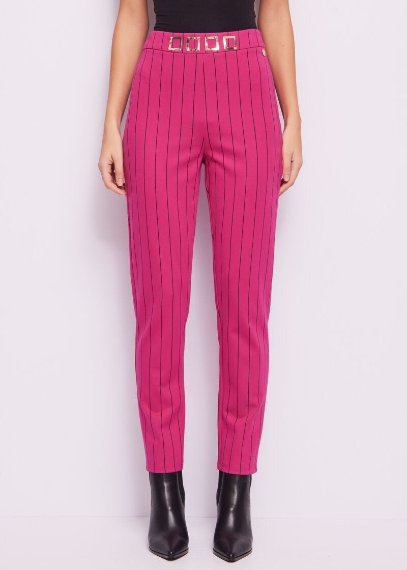 Pantaloni gessati