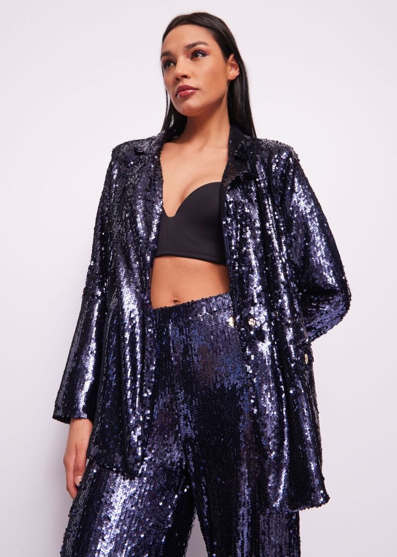 Sequinned blazer