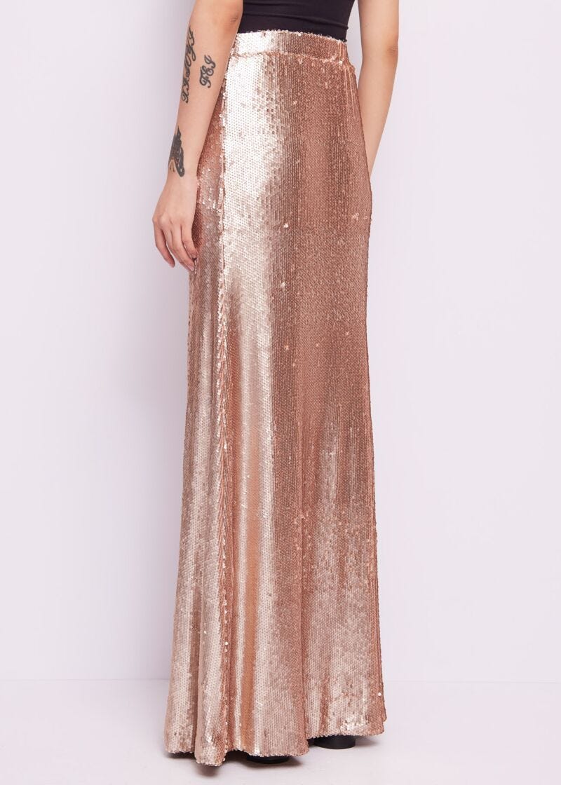 Gonna lunga con paillettes