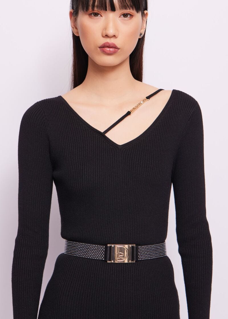 Cintura con strass