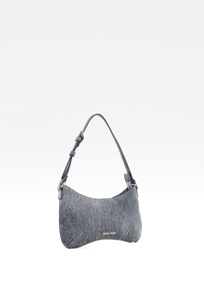 Bolso de hombro en dénim