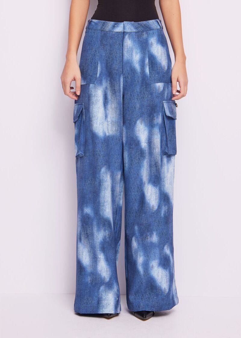 Stretch cargo trousers