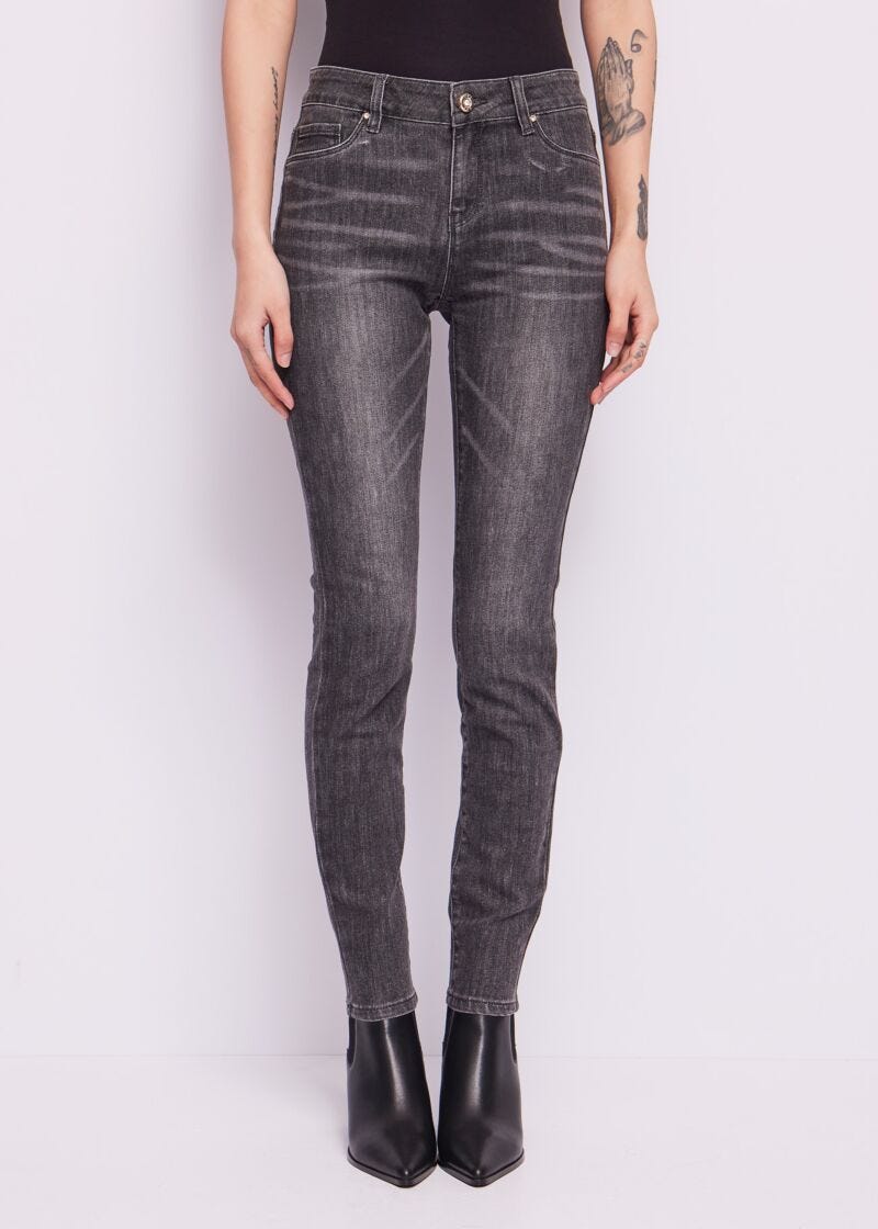 Push-up jeggings in Cotton blend
