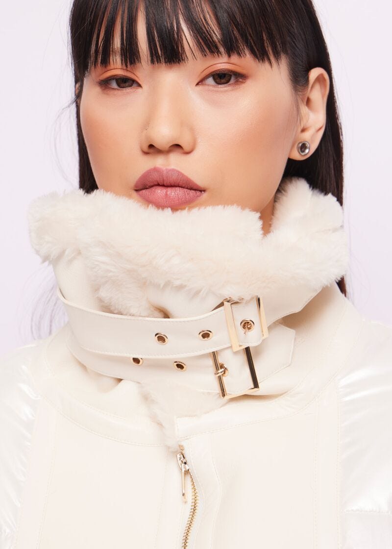 Nylon down jacket