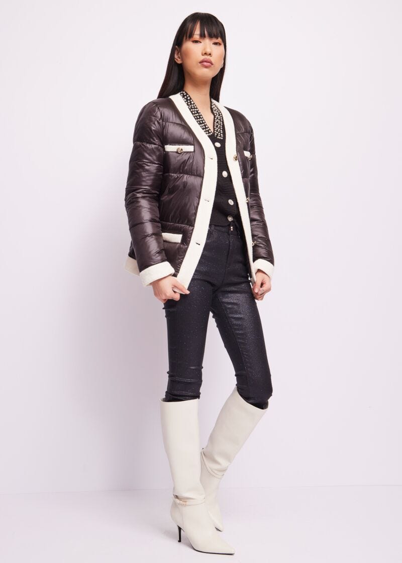 Lightweight nylon down jacket