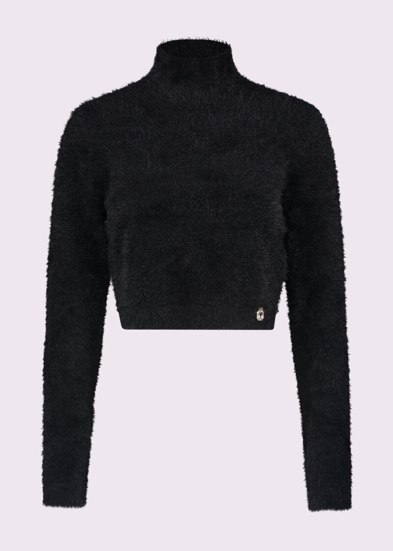 Maglia in filato nero