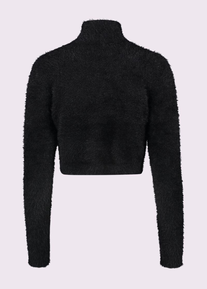 Maglia in filato nero