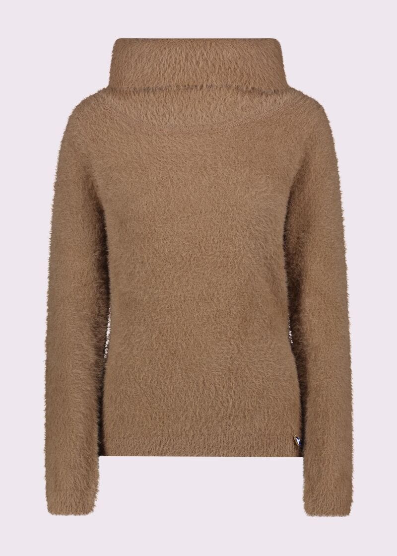 Brown knitted jumper