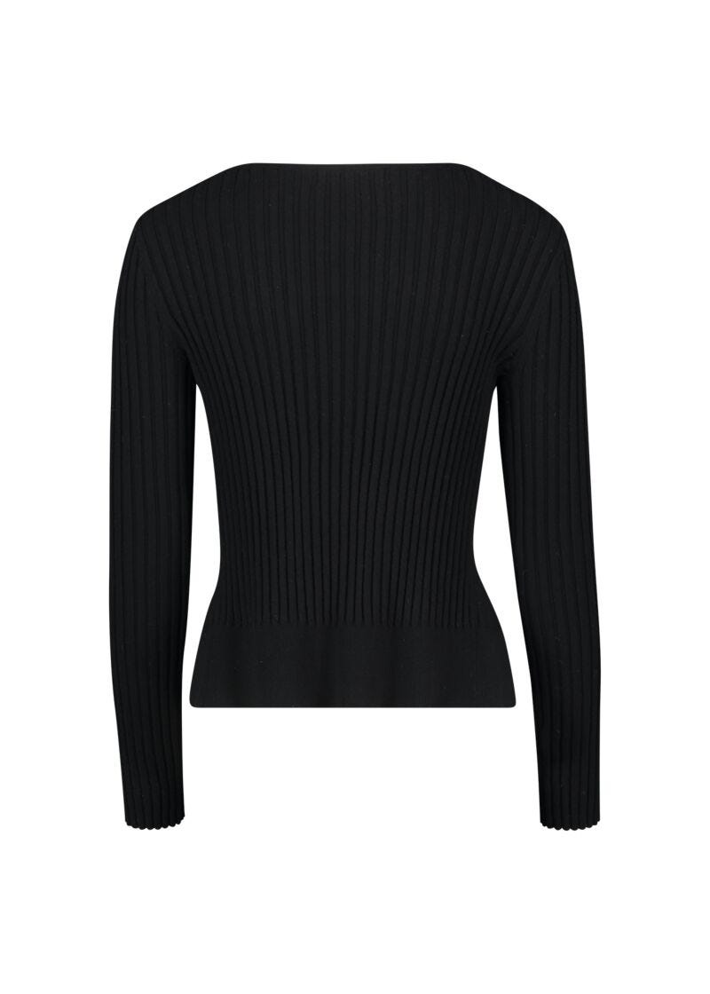 Knitted cotton-blend cardigan