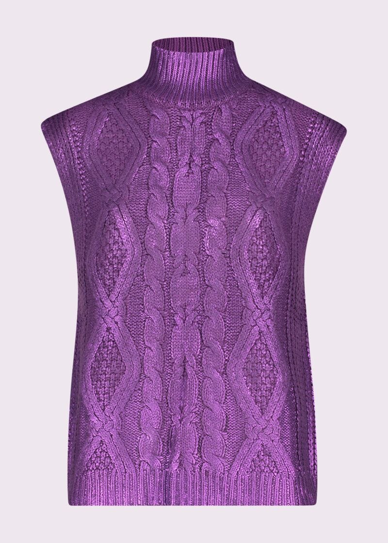 Fuchsia knitted jumper