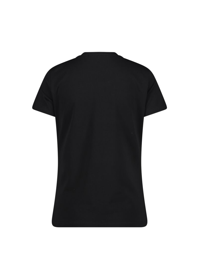 Cotton T-shirt with rhinestones