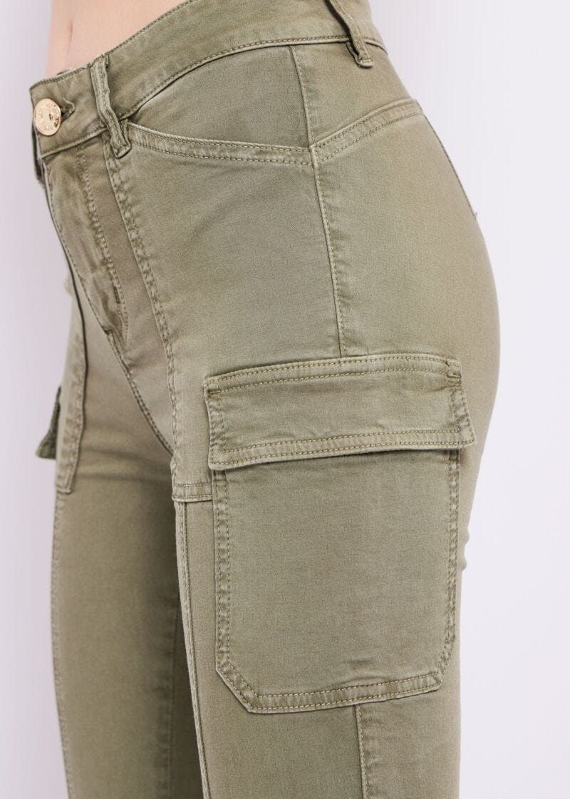 Pantaloni skinny cargo