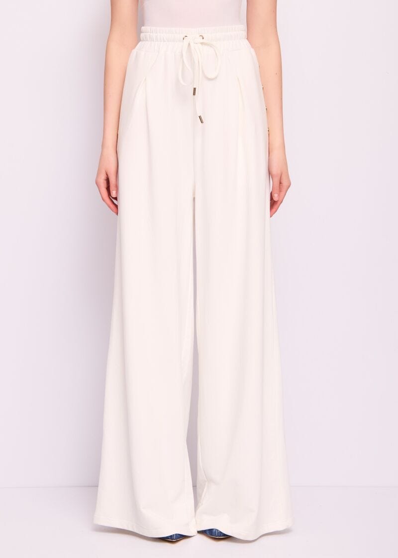 Pantaloni in felpa di cotone