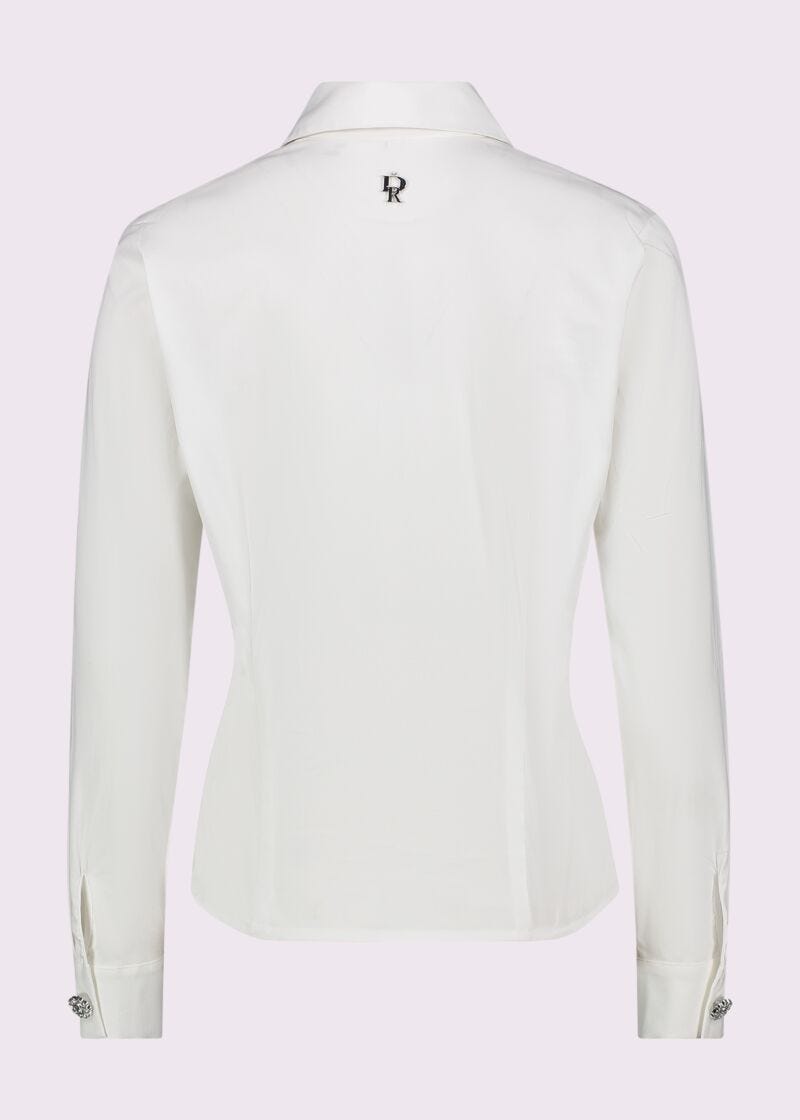 Camicia bianca in misto cotone