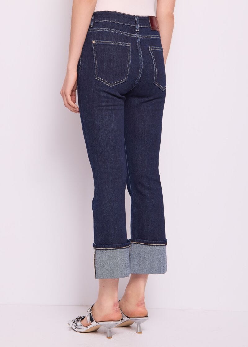 Jeans flare in cotone