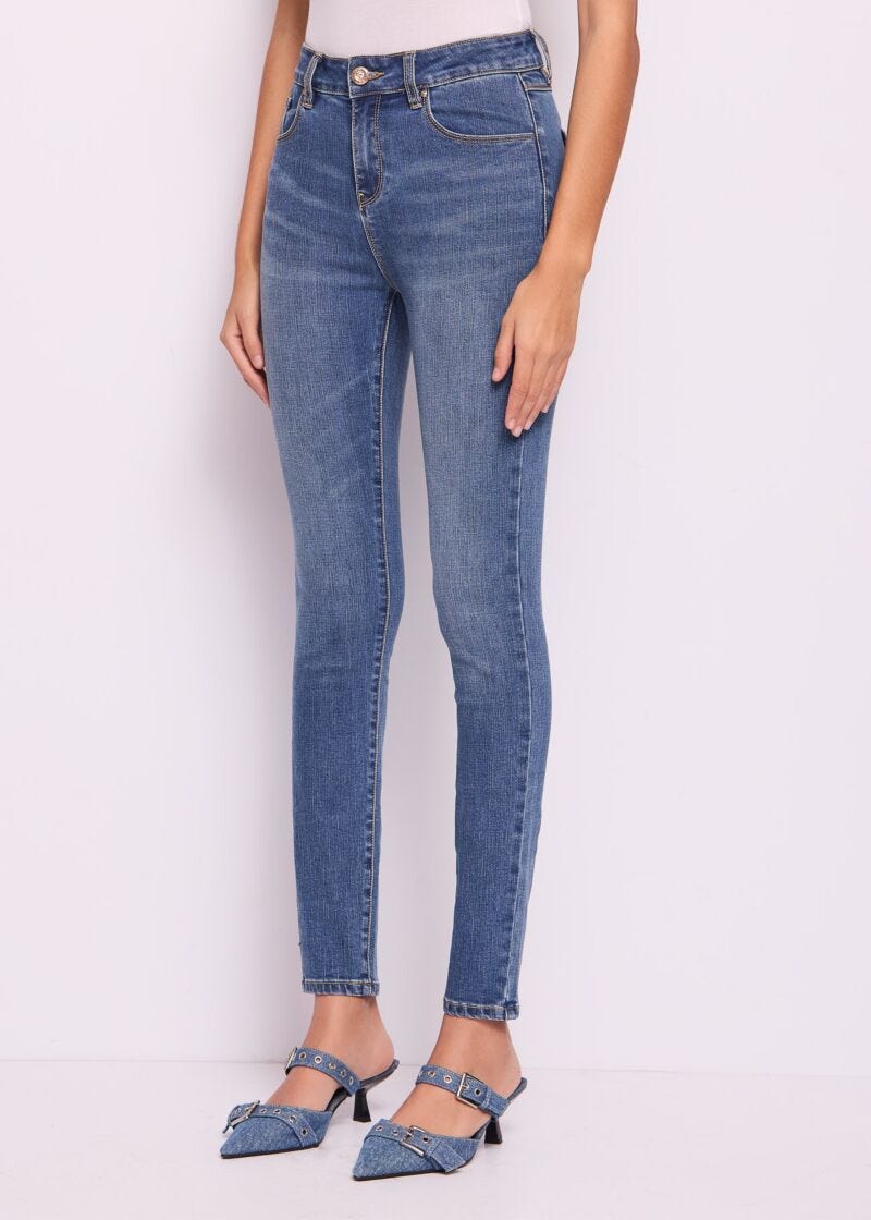 Jeans skinny in cotone